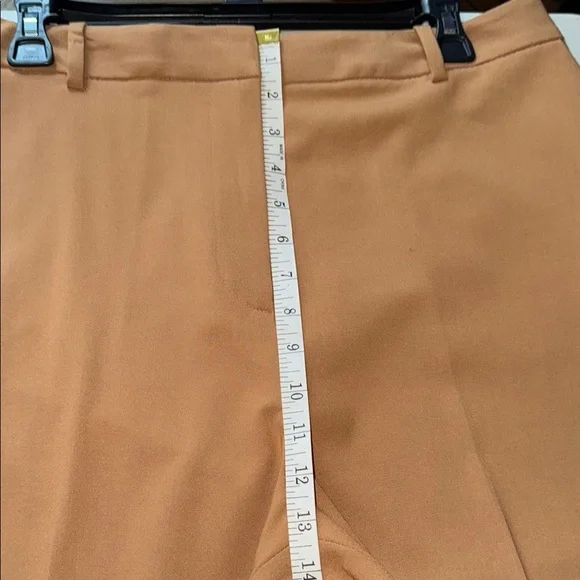 Calvin Klein Suit Luggage Brown Wide Leg High Rise Dress Pants - Picture 7 of 14